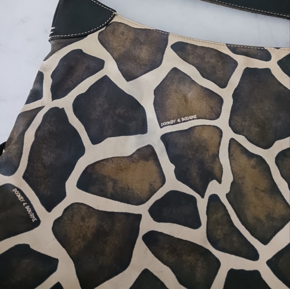 Dooney & Bourke Giraffe Print Shoulder Bag - Picture 14 of 14